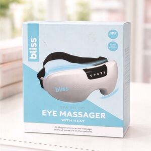 Bliss Eye Massager with Heat - Light Blue, White & Black